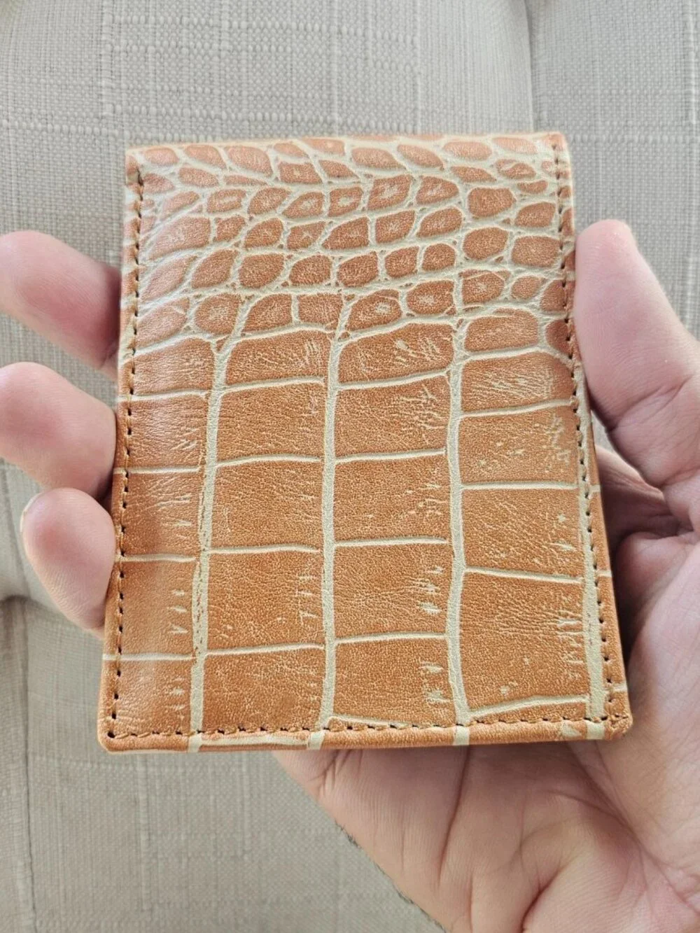 All Genuine Leather Billfold Wallet Men Card Holder Handmade Clutch Cardholder